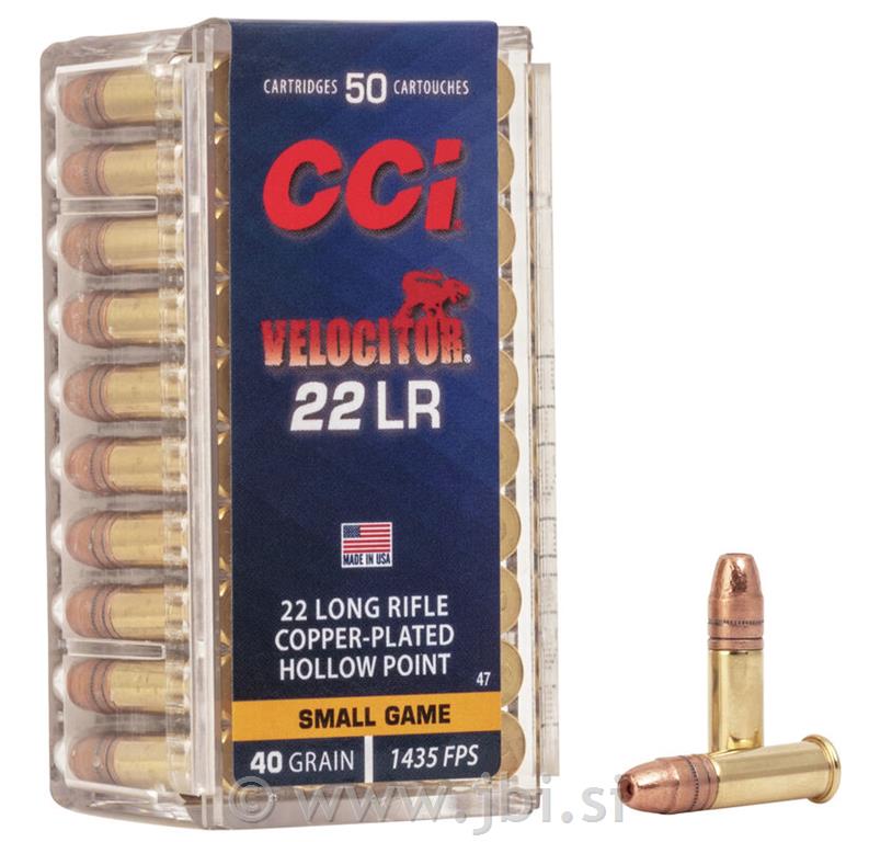 CCI Velocitor .22LR 2,59g/40gr GLHP 50/1