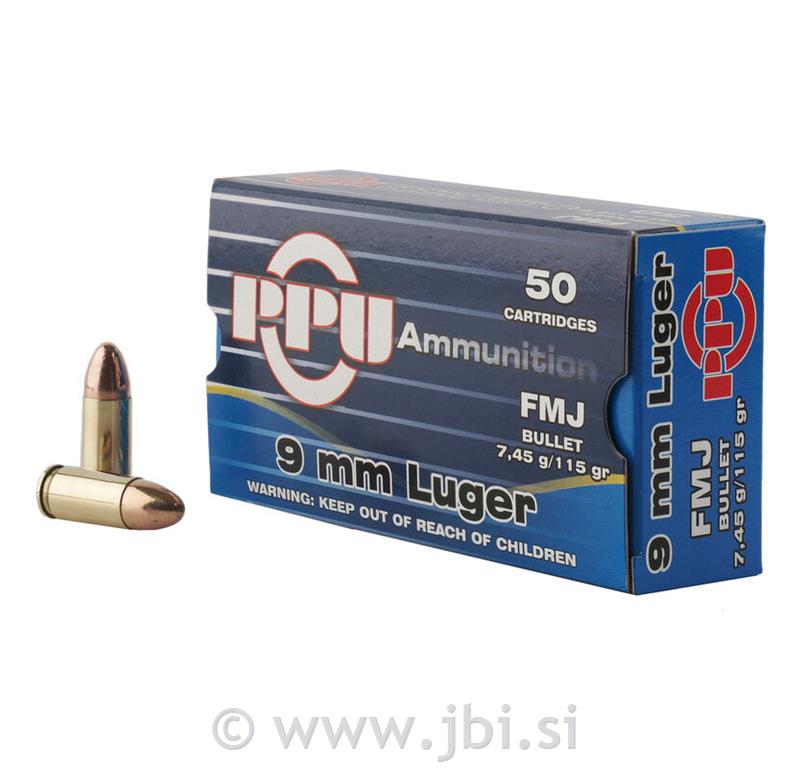 A-112 Nab. 9x19 mm FMJ 7,45g/115gr 50/1