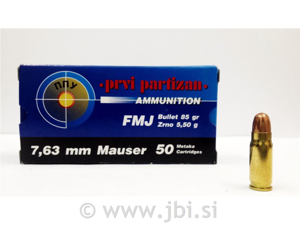 A-413 Nab. 7,63mm Mau FMJ 5,5g/85gr 50/1