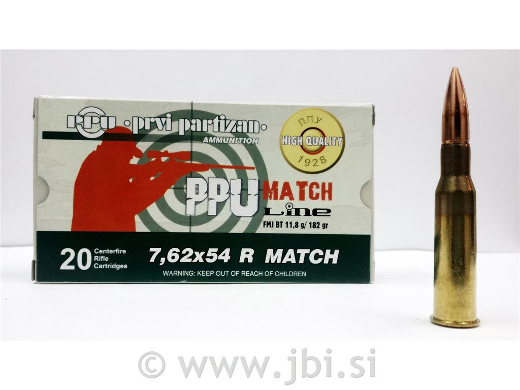 A-529 7,62x54R Match FMJ BT 11,8g/182gr