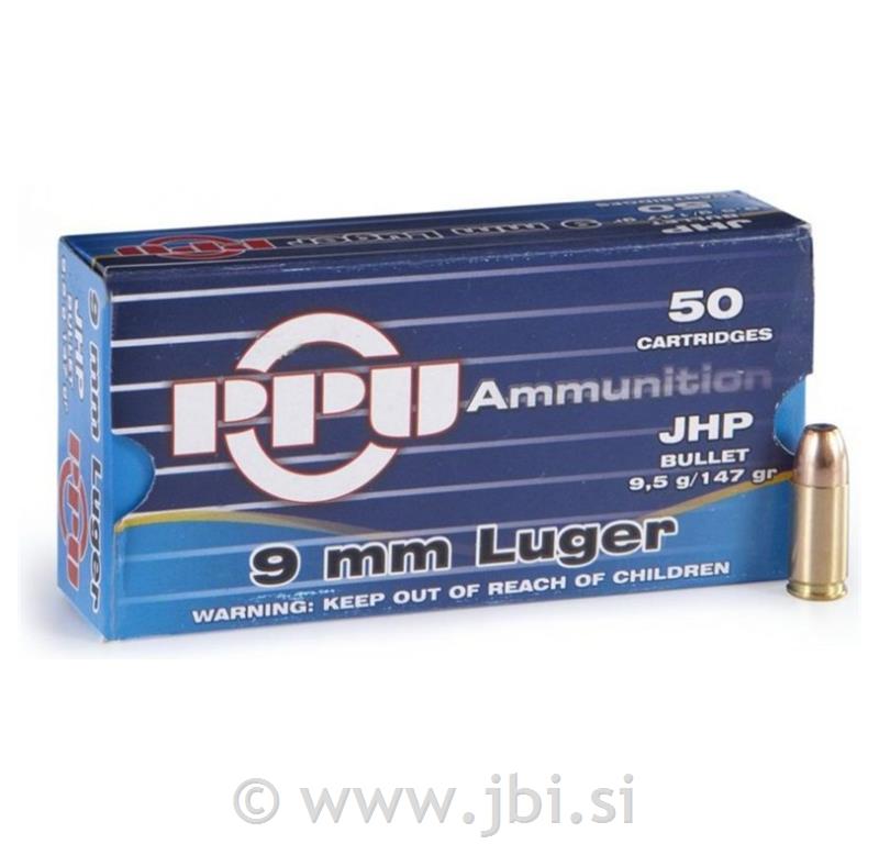 A-163 Nab. 9x19 mm JHP 9,5g/147gr 50/1