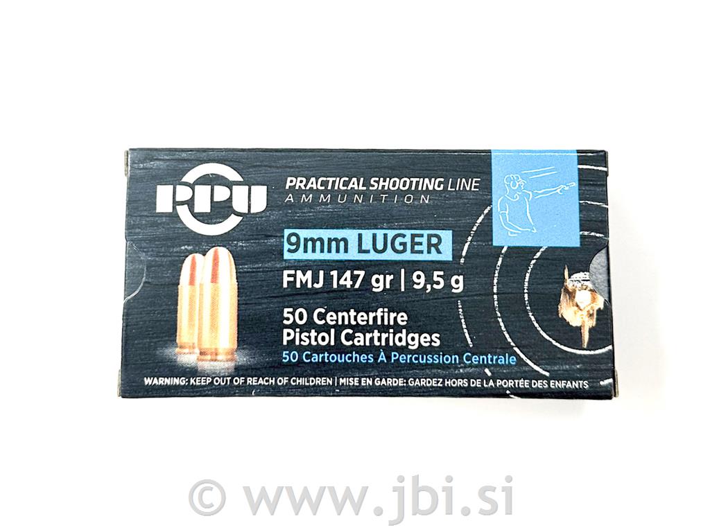 A-577 Nab. 9x19 mm FMJ for Practical shooting 9,5g/147gr 50/1
