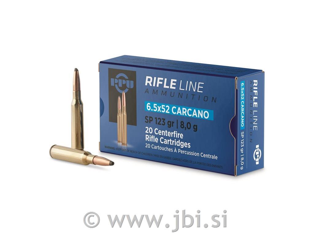 A-205 6,5x52 Carcano SP 8g 123gr 20/1