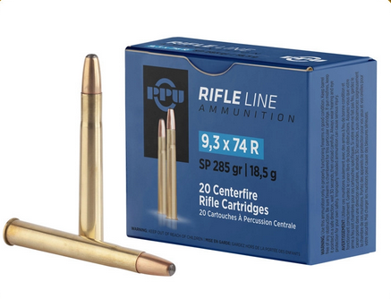 A-461 9,3x74R SP 18,5g 285gr 20/1