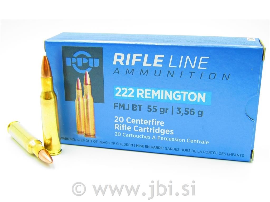 A-203 222 Rem. FMJ BT 3,56g/55gr 20/1