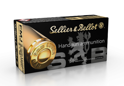 S&B 9x19mm Subsonic FMJ 9g/140gr