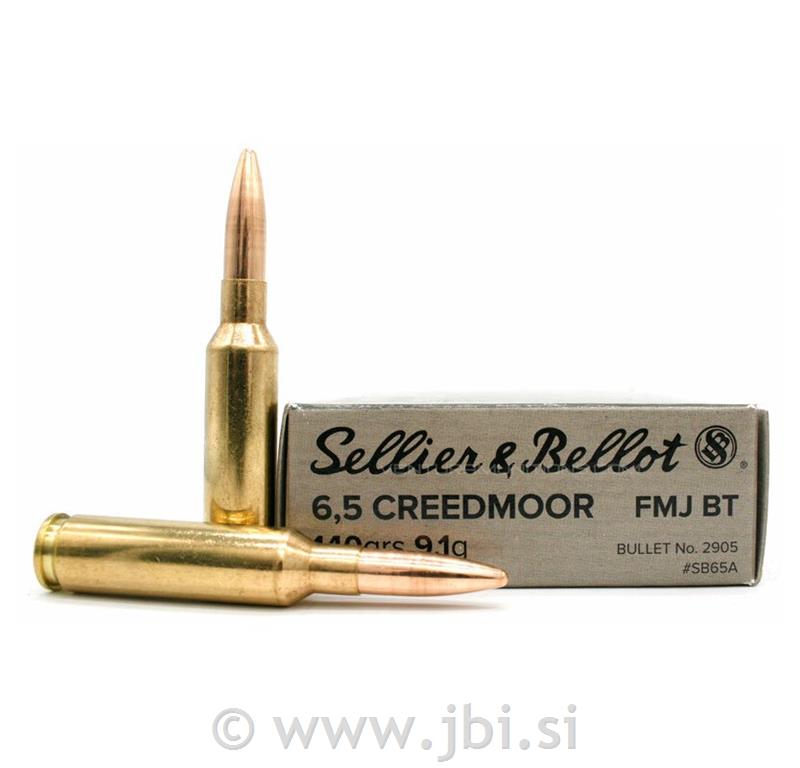 S&B 6,5 Creedmoor FMJ 9,1g /140gr 20/1