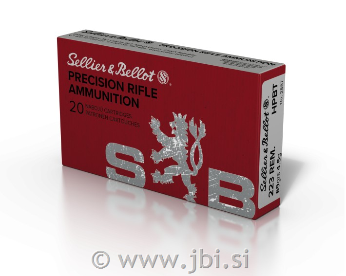 S&B .223 REM HPBT (OTM), 4,5g/69grs 20/1