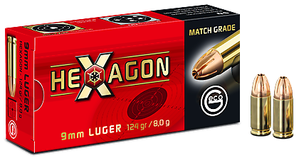 Geco 9 mm Luger HEXAGON 8g