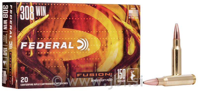 Federal 308 Win. Fusion 9,7g/150gr SP