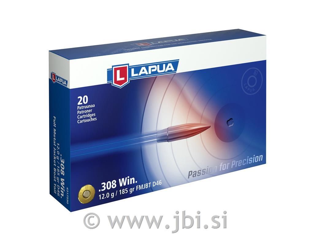 Naboj Lapua .308 Win 12g/185gr FMJ BT