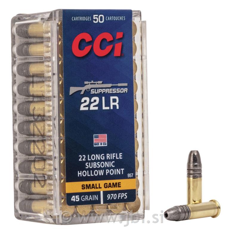 CCI Supressor .22LR 2,91g/45gr HP 50/1