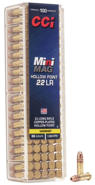 CCI .22LR Mini Mag 2,33/36gr HP 100/1