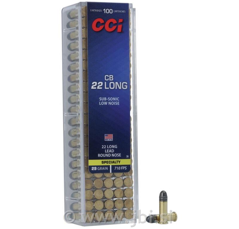 CCI 22 LR CB Long Subsonic 1,87g/29gr RN