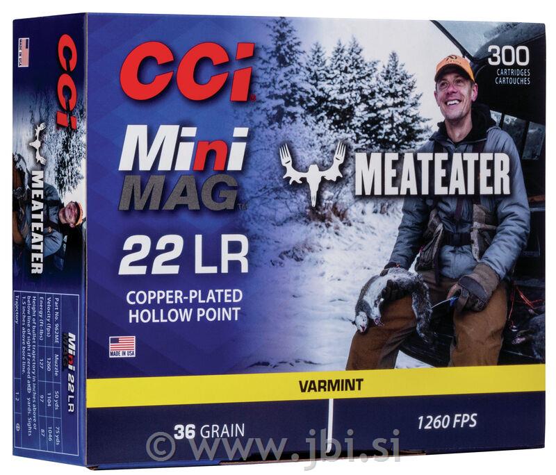CCI 22 LR Mini Mag 2,33g/36gr HP Meat Eat