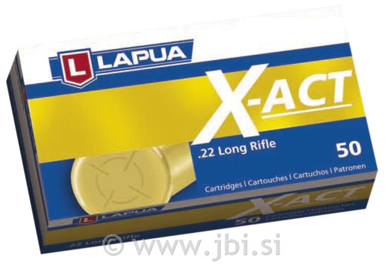 Lapua X-Act .22LR 50/1 2,59g/40gr LRN