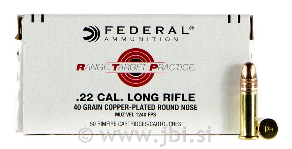 Naboj Federal 22 LR Range, Target, Practice 2,59g / 40gr CP