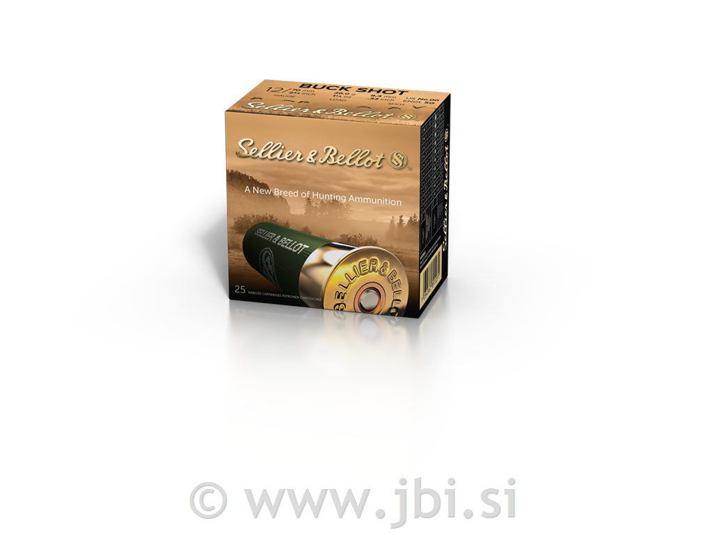 Naboj S&B Buck Shot 12 36G 4,5mm 25/1