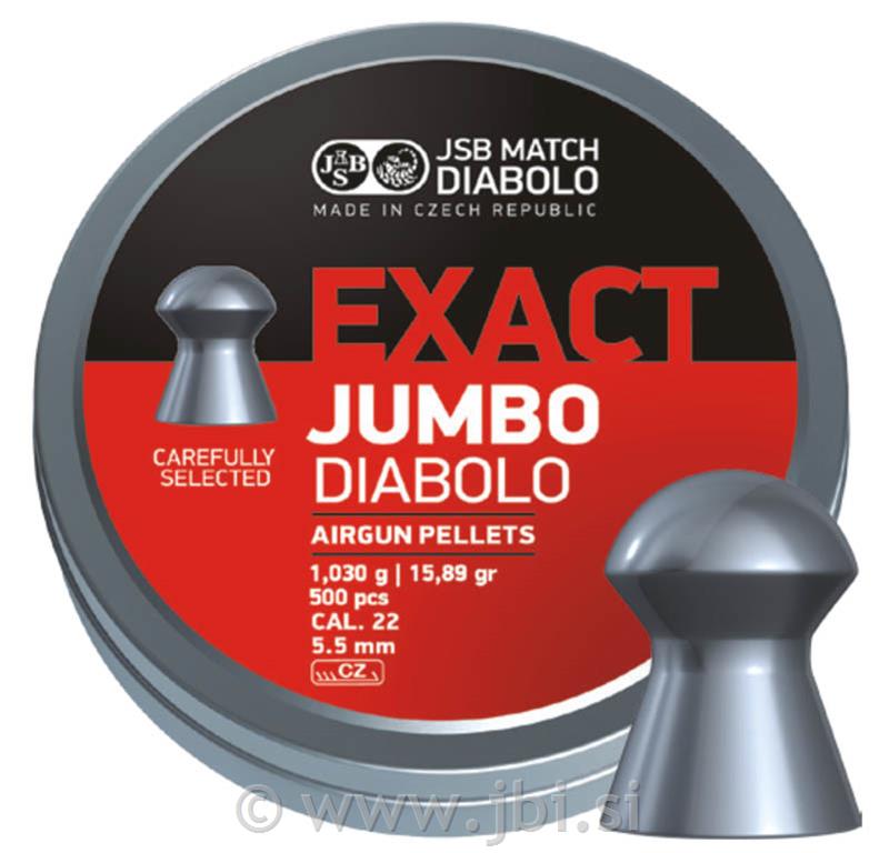 Diabole JSB Exact Jumbo 5,5mm (5,52) 1,03g/15,89gr