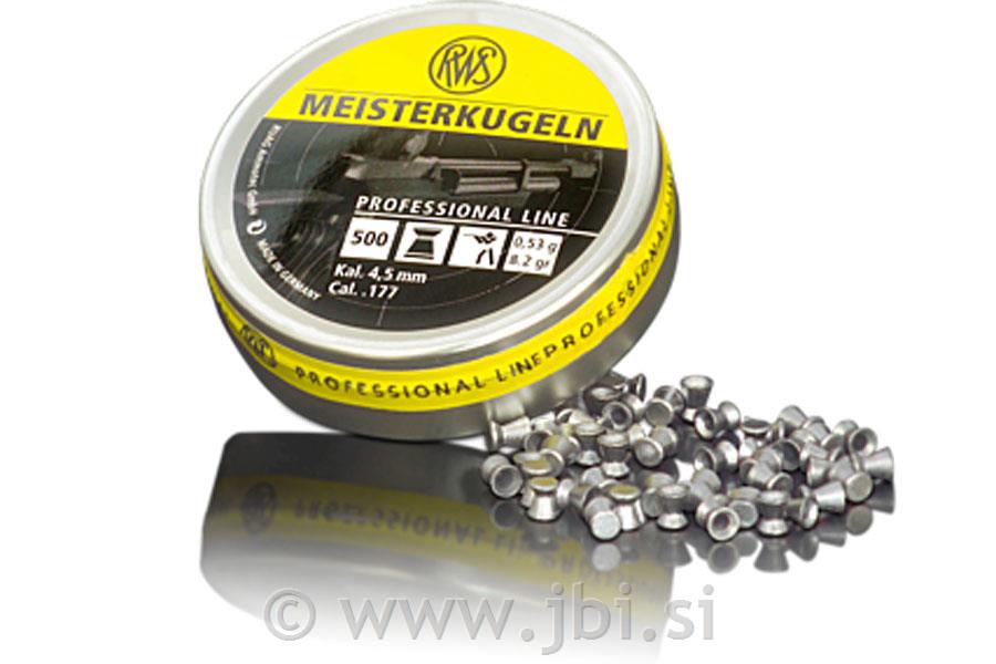 RWS Meisterkugeln 4,5mm 500/1 puška