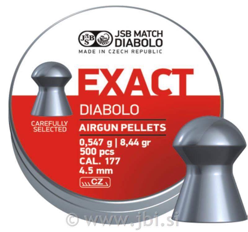 Diabole JSB Exact 4,52mm 0,547g/8,44gr