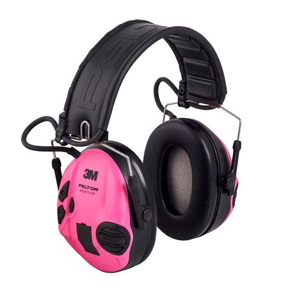 Glušniki aktivni SPORTTAC neonpink/olive
