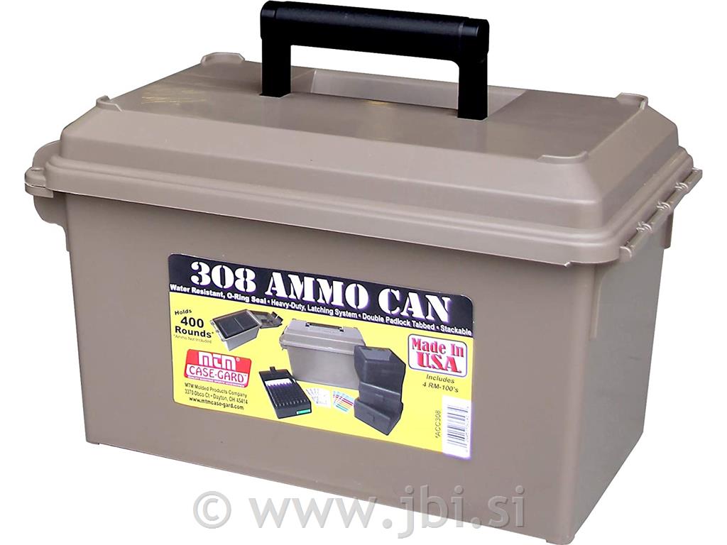 Škatla za strelivo 308 400rd Dark Earth + 4xRM-100