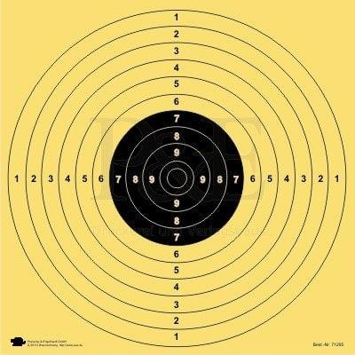 Tarča za pištolo 55x55cm ISSF N 100/1