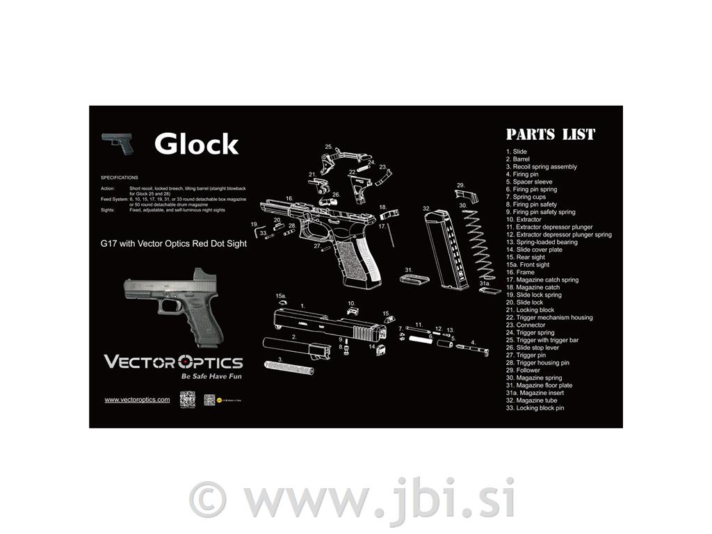Podloga za čiščenje Glock SCBM-02