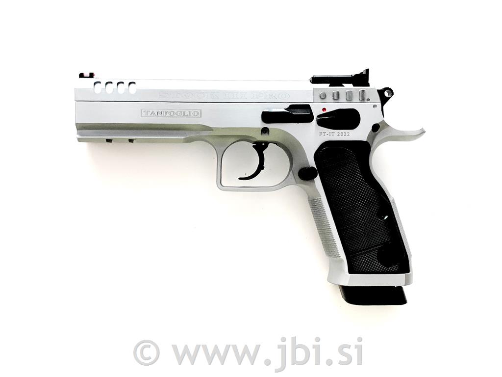 Tanfoglio STOCK III PRO Silver 9x19 mm
