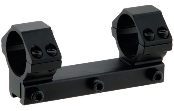 1" Medium Profile Integral Mount, Locking Hex Screw, Dovetail