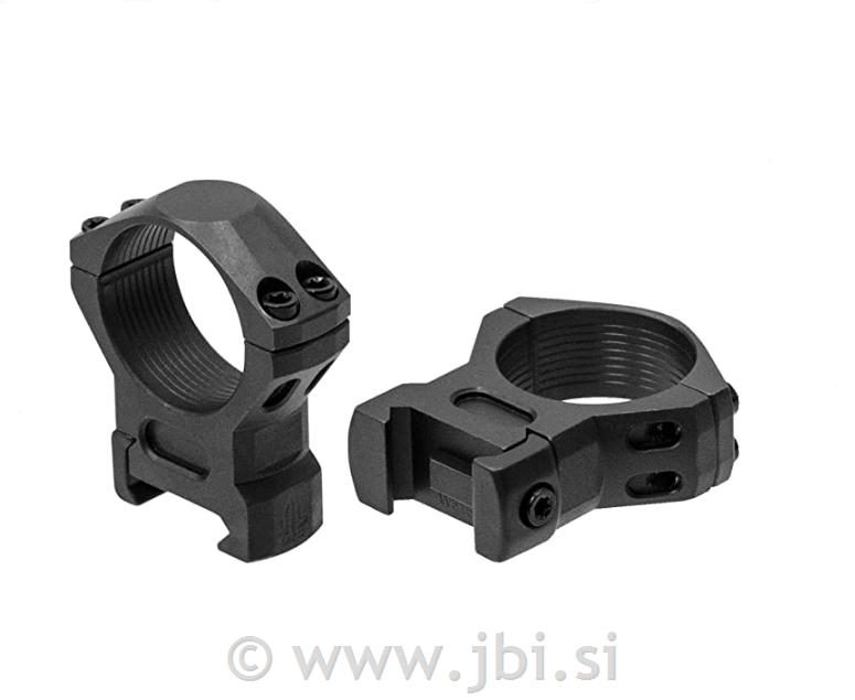 UTG® 30mm/2PCs Medium Profile Steel Picatinny Rings, 16mm Wide