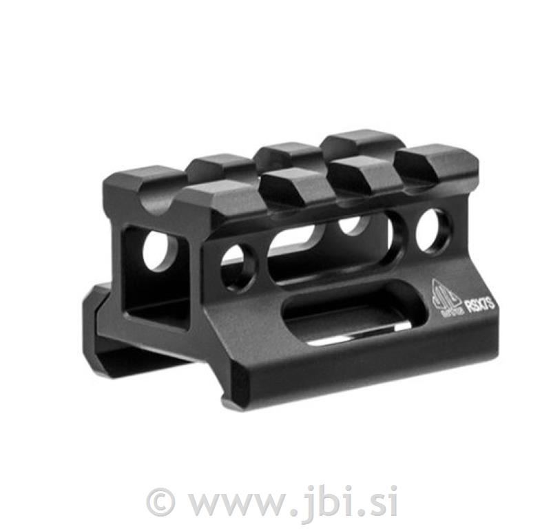 UTG Super Slim Picatinny Riser Mount, 0.75" Height, 3 Slots