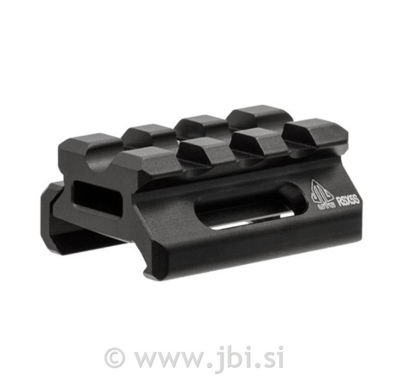 UTG Super Slim Picatinny Riser Mount, 0.5" Height, 3 Slot