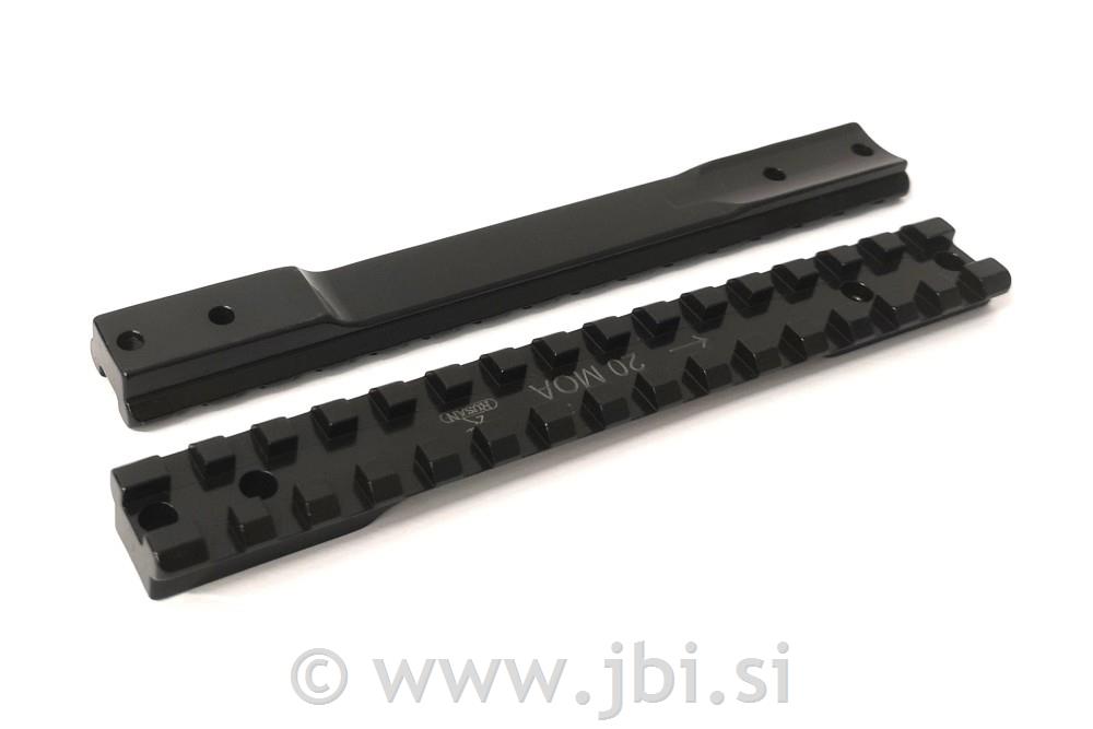 Picatinny rail - Bergara B14 (LA, B=113,8 L=160) - 20 MOA