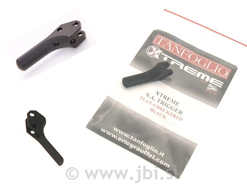 S.A. FLAT TRIGGER-BLACK CHECKERED X003