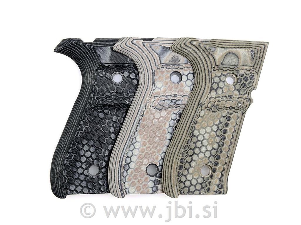 Platnice Rex S Hogue G10 črna