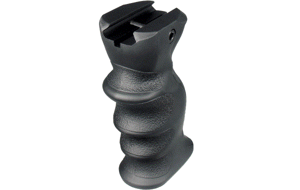 UTG® Ambidextrous Combat Foregrip, Symmetric Contour-Black