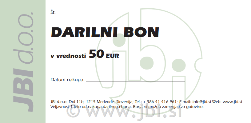 Darilni bon 50 EUR