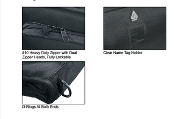 UTG 42" MC Homeland Security Covert Gun Case Black/Gray