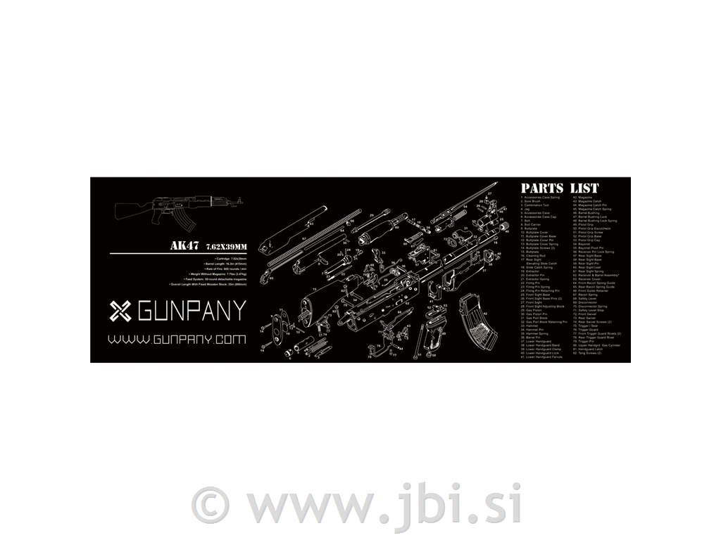 Podloga za čiščenje AK47 SCBM-04K