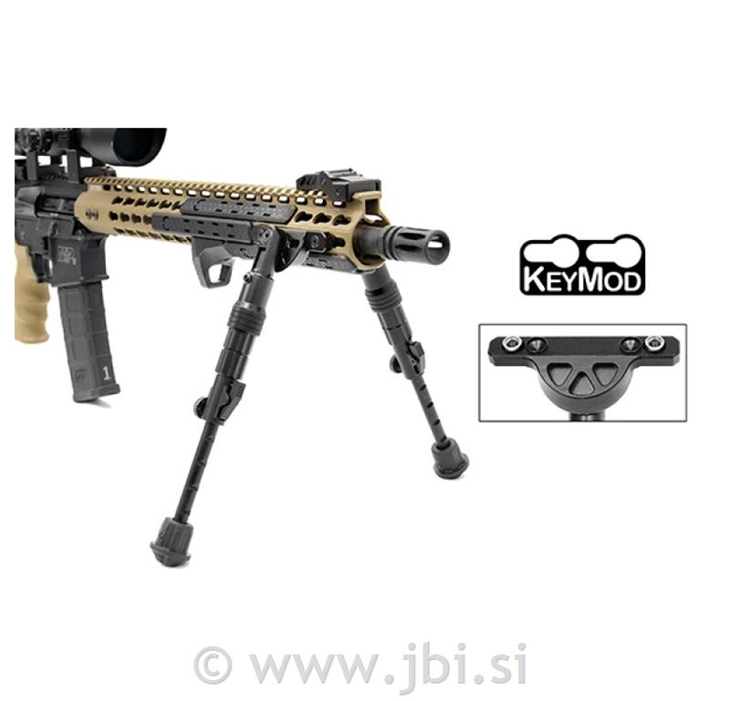UTG® RECON FLEX® Keymod Bipod, Matte Black, 8.0"-11.8" Center Height