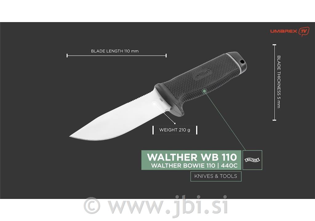 Nož Walther WB 110 Bowie 110