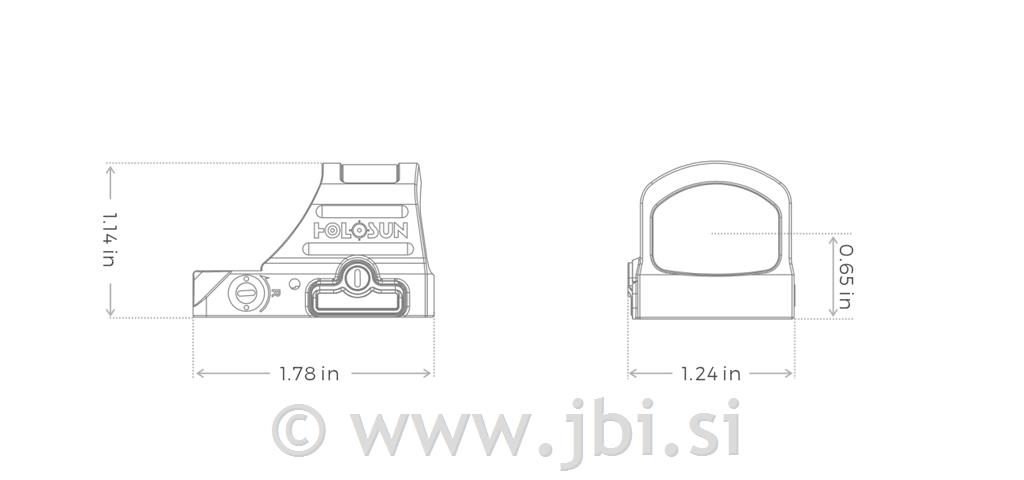 Holosun Miniature Reflex HE507C-GR X2