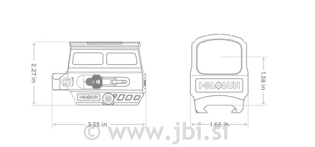 Holosun Enclosed Reflex HS512C