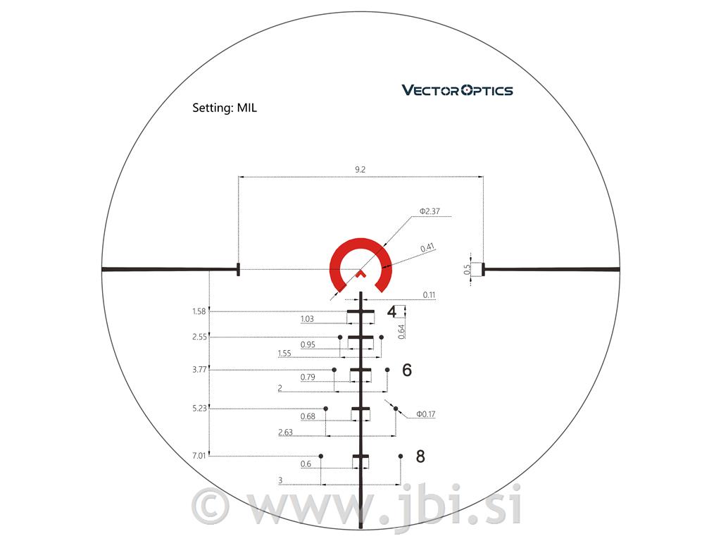 Continental 1-6x28 Tactical FFP SCFF-31