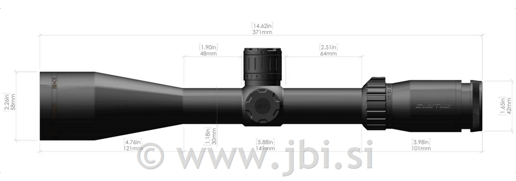 ZT TRACE 3-18X50 LR HUNTER