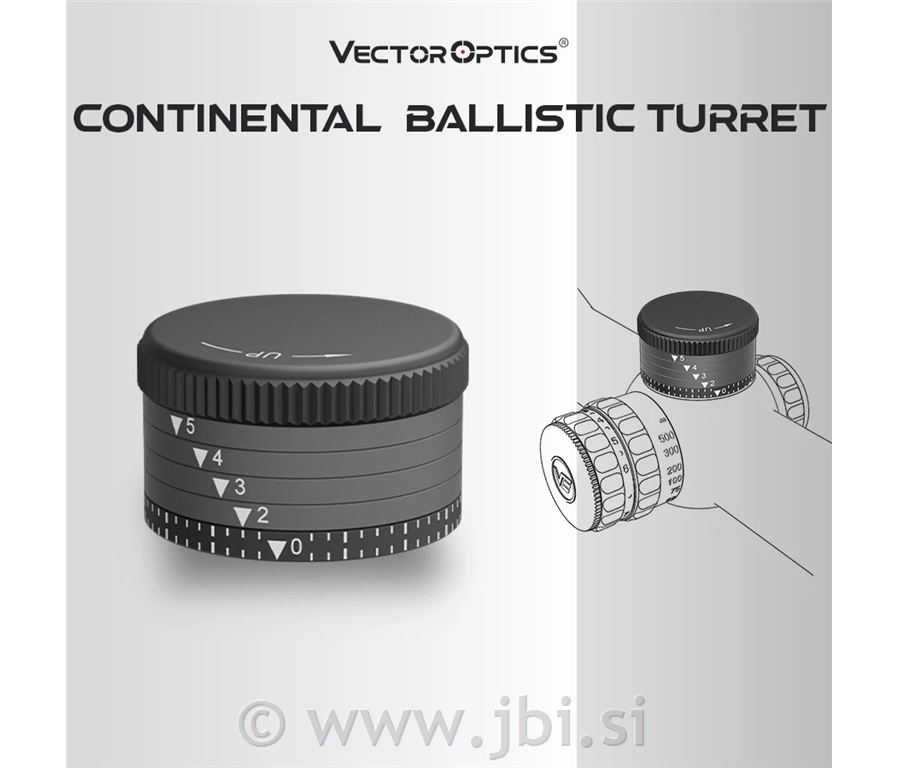 Continental Hunting Ballistic Turret Vector Optics SCCON-HBT