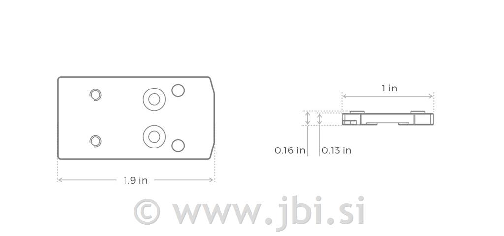 Holosun - 407/507K Adapter for MOS