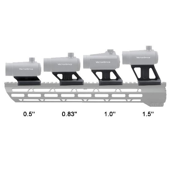 Picatinny Riser Mount 0,5" MAV-P05